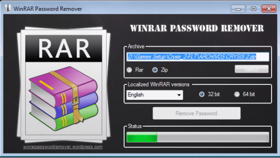 online rar password cracker